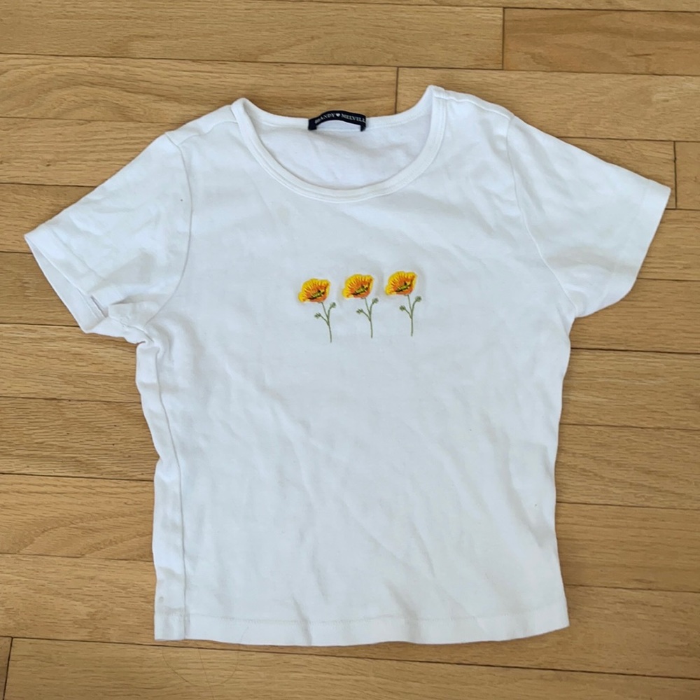 brandy melville ashlyn poppy top